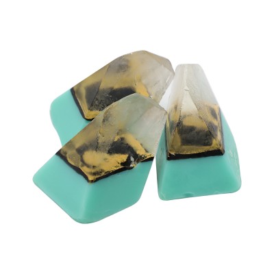 Wholesale Cheap Washing Home Made Beauty Colorful Natural Handmade Soap Stone Shaped Gemstone Rock Crystal Soaps